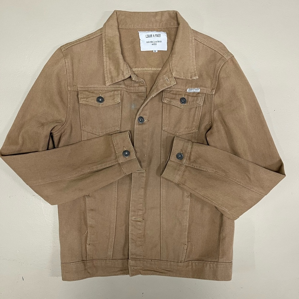 Canvas trucker jacket (medium)